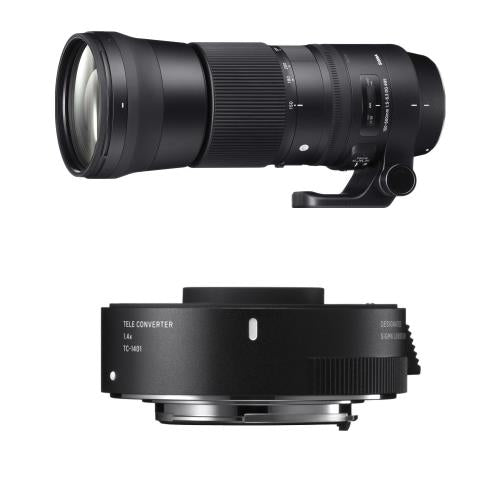 Sigma 150-600mm F5-6.3 Dg Os Hsm Contemporary - Canon + Sigma TC-1401 1,4x Telekonverter - Canon EF